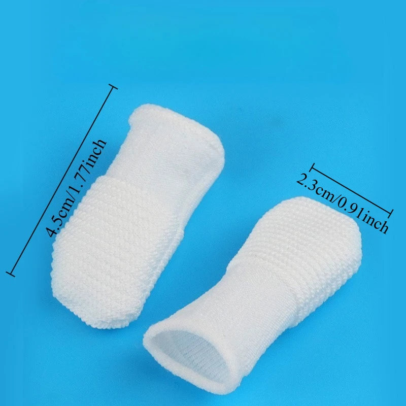 24/12Pcs Pet Two-Finger Brushing Finger Cots Remove Tartar Cochlear Clean for Cat Dog Toothbrush Oral Care Finger Cover Pet Care